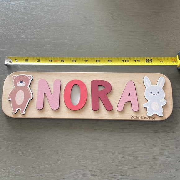 Wooden name puzzle NORA - Picture 2 of 5